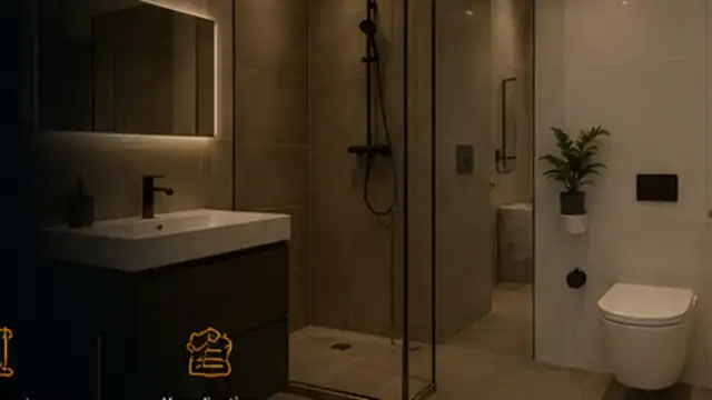 Modernes Bad und WC nach Renovierung durch NovaHaus