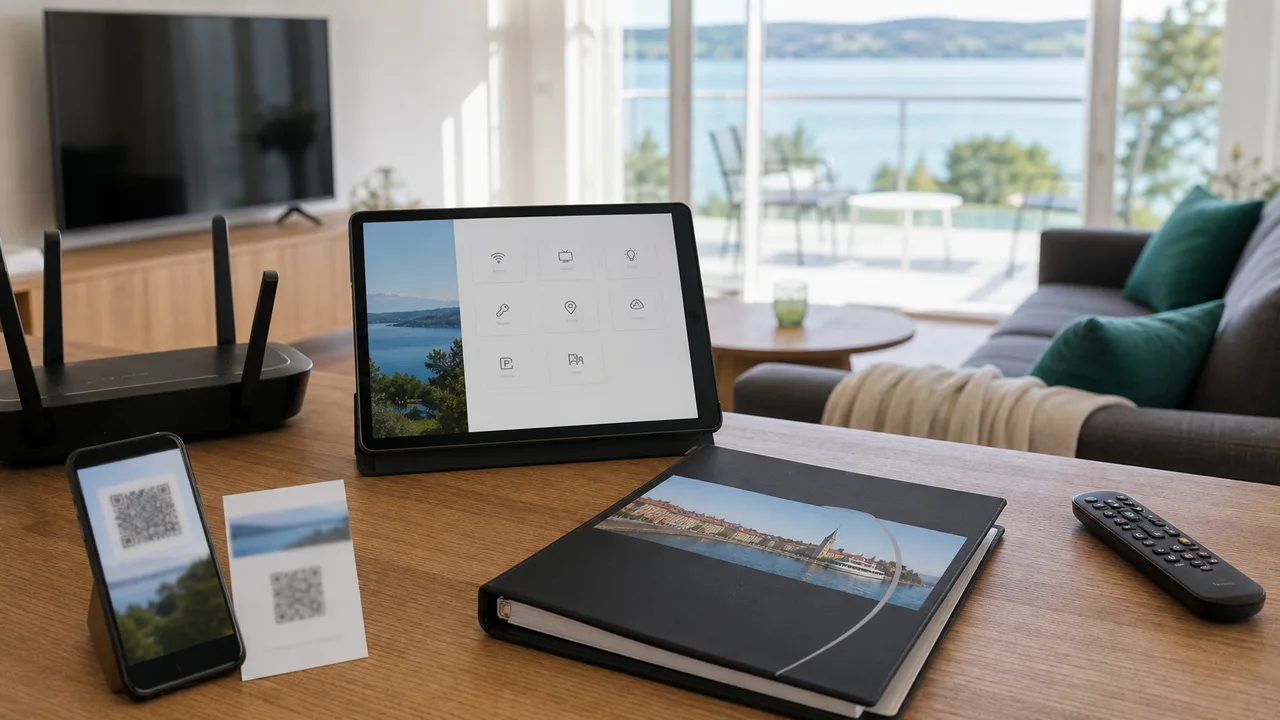 Beispiel eines digitalen Gästeservice für eine Ferienwohnung